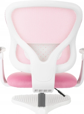 Кресло детское Бюрократ Burokids 3 розовый сетка/ткань крестов. пластик подст.для ног пластик белый