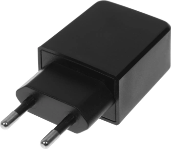 Сетевое зар./устр. BoraSCO 2.1A 2xUSB универсальное черный (20649)