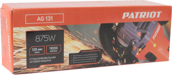 Углошлифовальная машина Patriot Optima AG 131