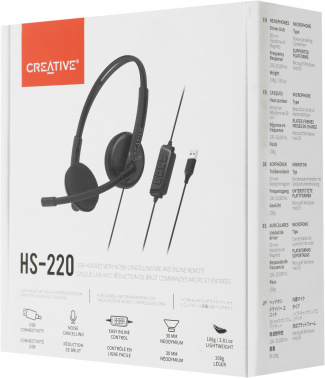 Наушники с микрофоном Creative HS-220