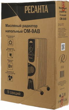 Радиатор масляный Ресанта ОМ-9АВ