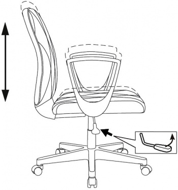 Кресло Бюрократ  CH-W327