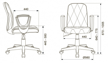 Кресло Бюрократ  CH-W327