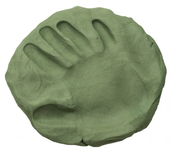 Глина для лепки Silwerhof Монстрики куск. голубой 1000гр. вак.пак.