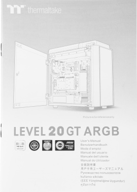 Корпус Thermaltake Level 20 ARGB Bkack Edition