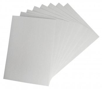 Картон белый Silwerhof немелованная 10л. A4 Монстрики папка