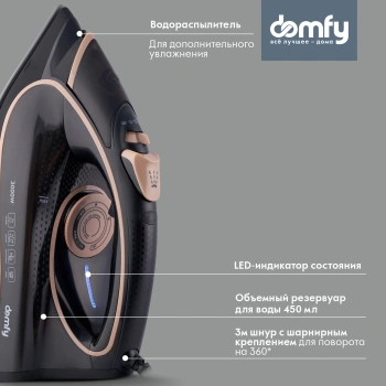 Утюг Domfy DSC-EI901