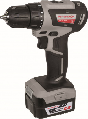 Дрель-шуруповерт Интерскол ДА-10/14,4В