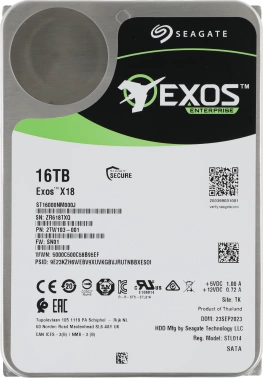 Жесткий диск Seagate SATA-III 16Tb  ST16000NM000J