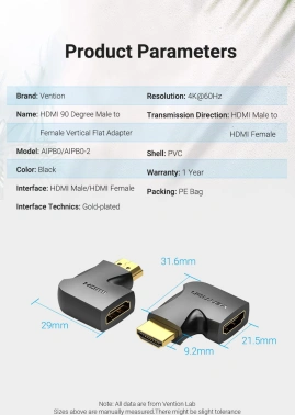 Переходник видео Vention AIPB0