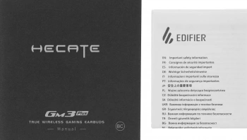 Наушники с микрофоном Edifier GM3 Plus