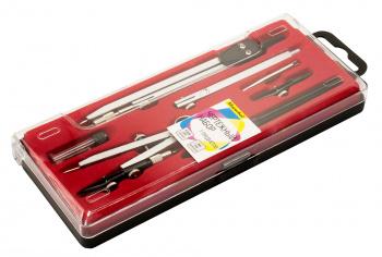 Готовальня Silwerhof металл 13.5см в компл.:7 предметов