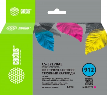Картридж струйный Cactus CS-3YL78AE