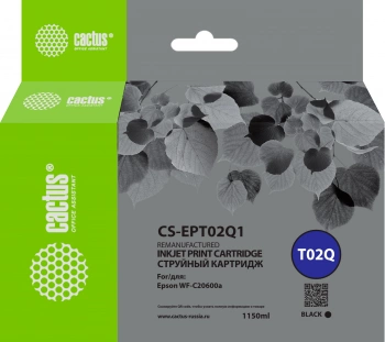 Картридж струйный Cactus CS-EPT02Q1