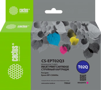 Картридж струйный Cactus CS-EPT02Q3