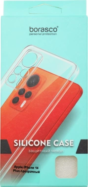 Чехол (клип-кейс) BoraSCO для Apple iPhone 14 Plus прозрачный (70799)