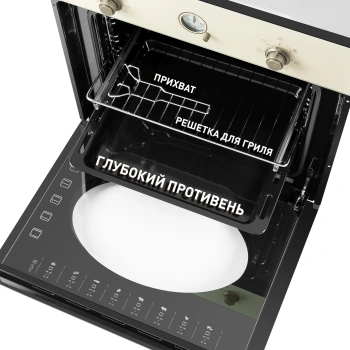 Духовой шкаф Электрический Maunfeld EOEFG.566RIB.RT