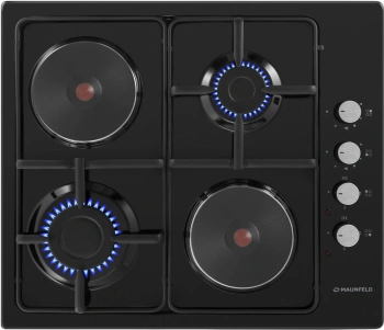 Газовая варочная поверхность Maunfeld EEHE.64.5EB/KG