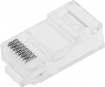 Коннектор Premier (6-008) кат.5e RJ45 прозрачный