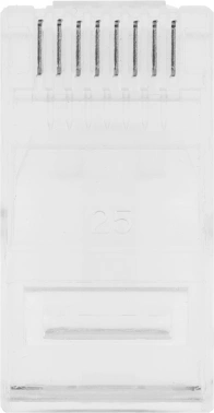 Коннектор Premier (6-008) кат.5e RJ45 прозрачный