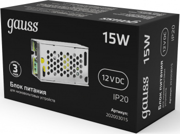 Блок питания Gauss  202003015