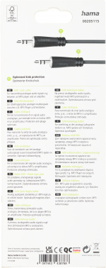 Кабель аудио Hama H-205115