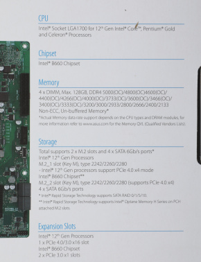 Материнская плата Asus PRO B660M-C D4-CSM