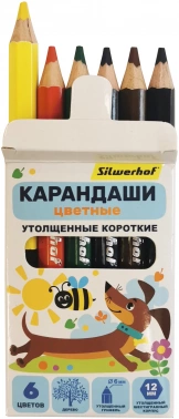 Карандаши цв. Silwerhof  Jumbo Mini