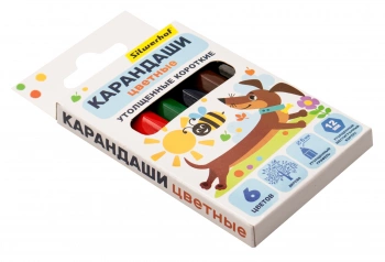 Карандаши цв. Silwerhof  Jumbo Mini