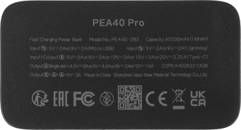 Мобильный аккумулятор Romoss  PEA40 Pro