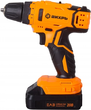 Дрель-шуруповерт Вихрь ДА-20Л-2КА