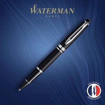 Ручка роллер Waterman Expert 3 (S0951880) Matte Black CT F черн. черн. подар.кор.