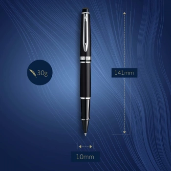 Ручка роллер Waterman Expert 3 (S0951880) Matte Black CT F черн. черн. подар.кор.