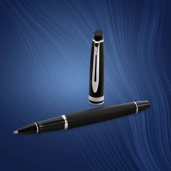 Ручка роллер Waterman Expert 3 (S0951880) Matte Black CT F черн. черн. подар.кор.