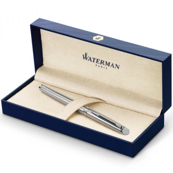 Ручка перьев. Waterman Hemisphere (S0920410) Steel CT F сталь нержавеющая подар.кор.