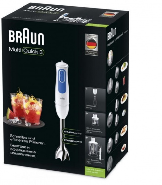Блендер погружной Braun MQ3045WH Aperitive