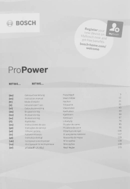 Мясорубка Bosch ProPower MFW66020