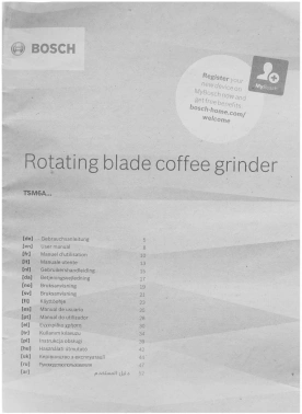Кофемолка Bosch TSM6A013B