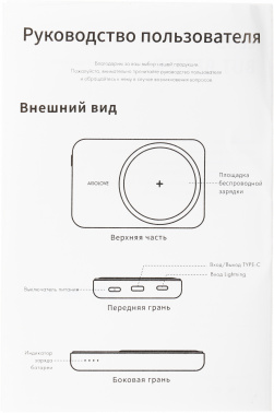 Мобильный аккумулятор Solove  W12