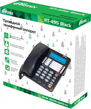 Телефон проводной Ritmix RT-495