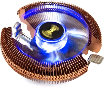 Устройство охлаждения(кулер) Exegate EE91-Cu.Blue