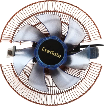 Устройство охлаждения(кулер) Exegate EE91-Cu.Blue