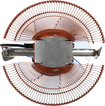 Устройство охлаждения(кулер) Exegate EE91-Cu.Blue