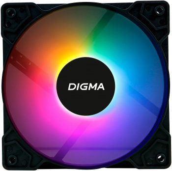 Вентилятор для корпуса Digma  DFAN-FRGB1