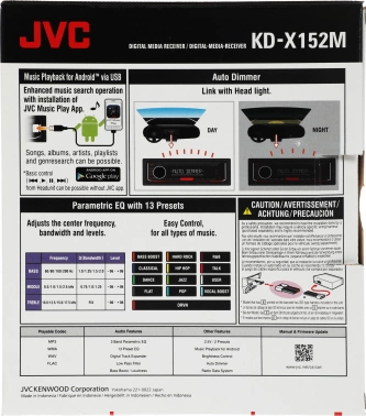 Автомагнитола JVC KD-X152M