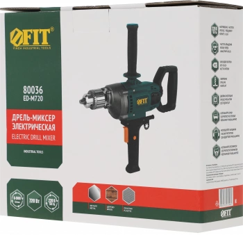 Дрель-миксер безударная FIT ED-M720