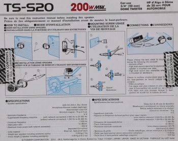 Колонки автомобильные Pioneer TS-S20