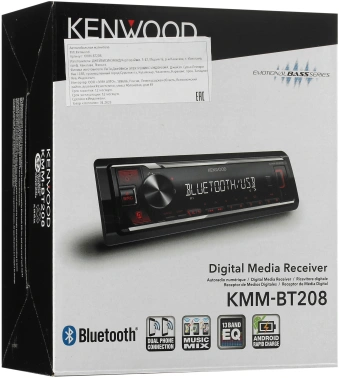 Автомагнитола Kenwood KMM-BT208