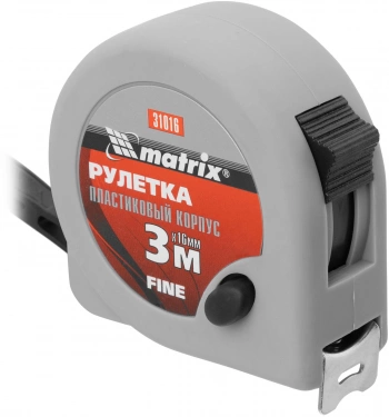 Рулетка строительная Matrix Fine