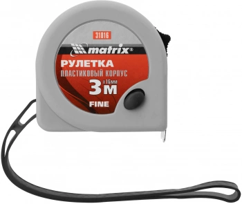 Рулетка строительная Matrix Fine